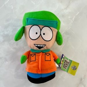 South Park Kyle Plush Animation Doll Brown Shirt Blue Pants Nanco 2008 Tags On
